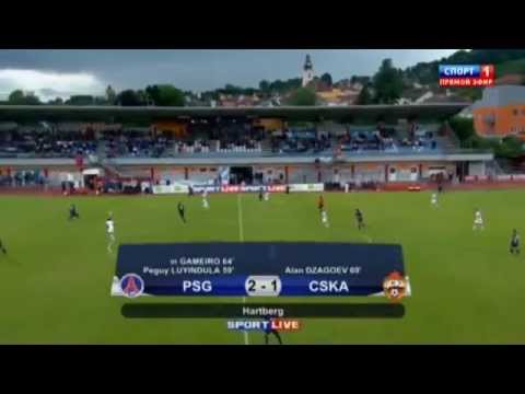 Video: ZSKA Moskau – Paris St Germain (2-2), Testspiel