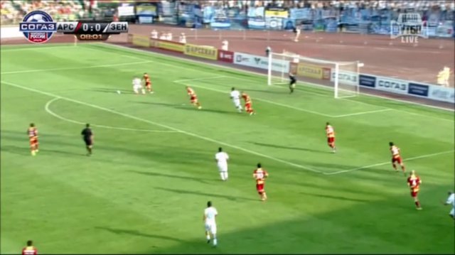 Video: Arsenal Tula – Zenit St. Petersburg (0-4), Premier Liga