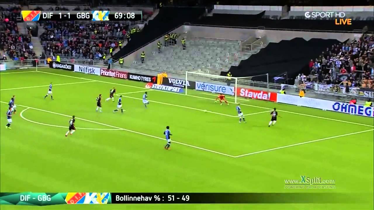 Video: Djurgardens – Göteborg (2-1), Allsvenskan