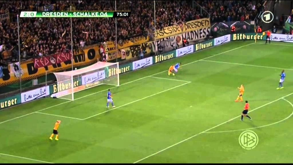 Video: Dynamo Dresden – Schalke 04 (2-1), DFB Pokal