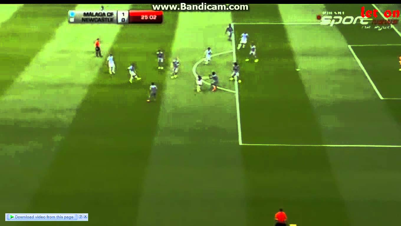 Video: FC Malaga – Newcastle Utd (3-1), Testspiel
