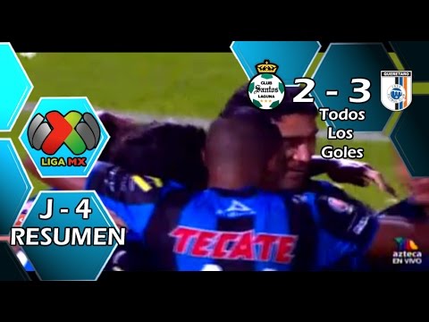 Video: Santos Laguna –  Queretaro F.C. (2-3), Liga MX
