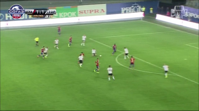 Video: ZSKA Moskau – Torpedo Moskau (4-1), Premier Liga
