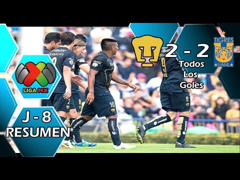 Video: UNAM Pumas – Tigres Monterrey (2-2), Liga MX