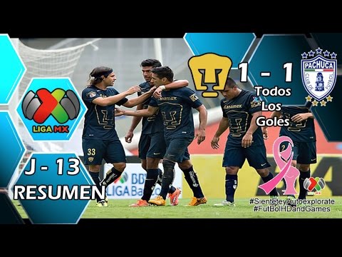 Video: UNAM Pumas – Pachuca (1-1), Liga MX