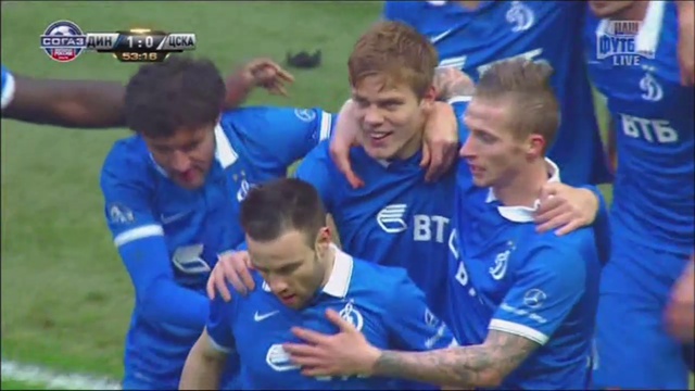 Video: Dynamo Moskau – ZSKA Moskau (1-0), Premier Liga