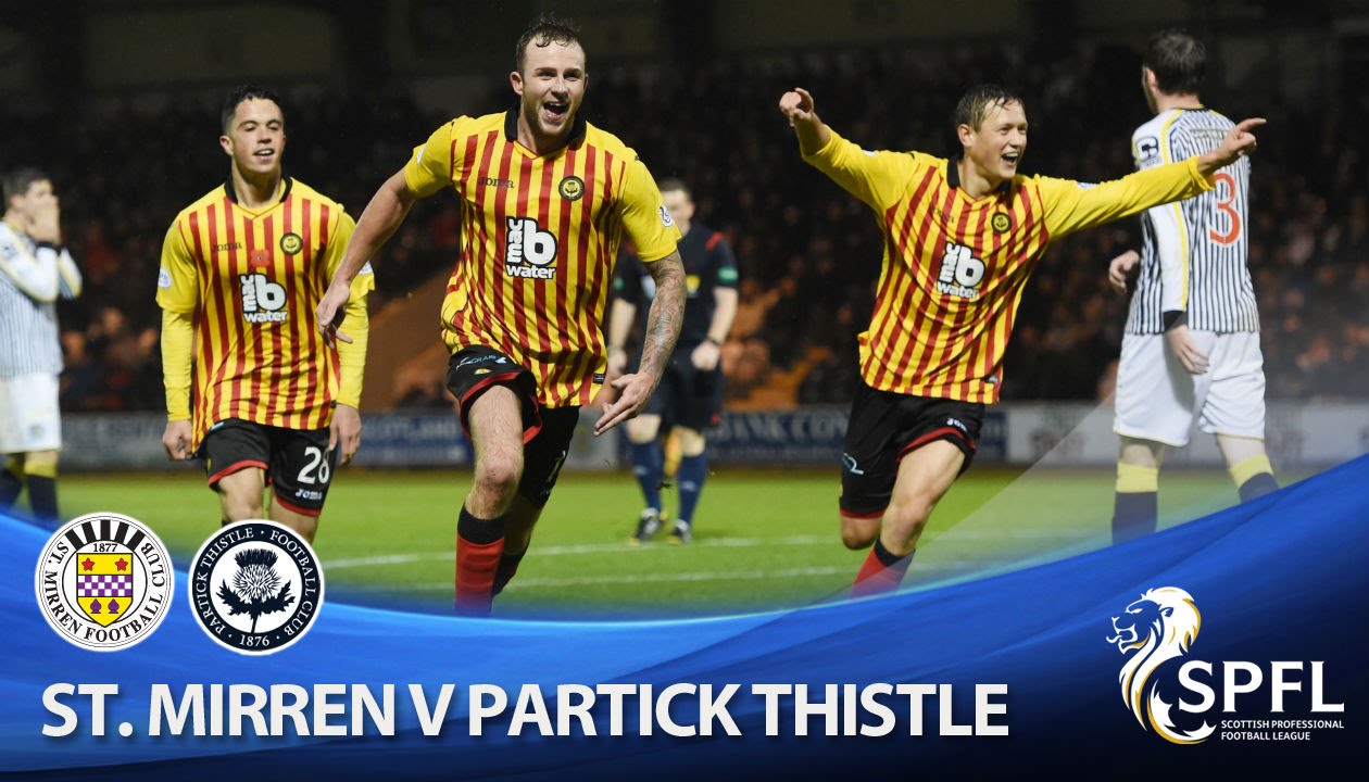 Video: St. Mirren – Partick Thistle (0-1), Scottish Premiership
