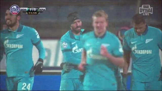 Video: Zenit – Krasnodar (4-0), Premier Liga