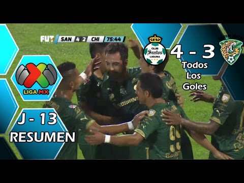Video: Santos Laguna – Jaguares (4-3), Liga MX