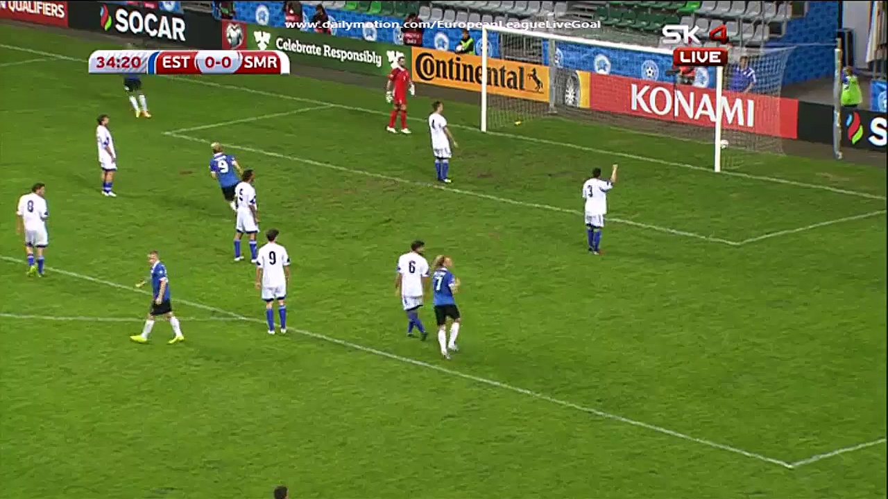 Video: Estland – San Marino (2-0), EURO 2016 Quali