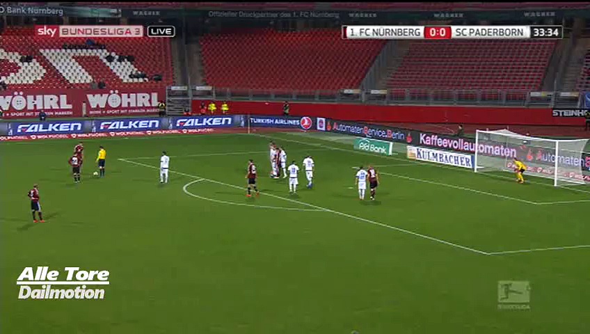 Video: 1. FC Nürnberg – Paderborn (2-1), 2. Liga